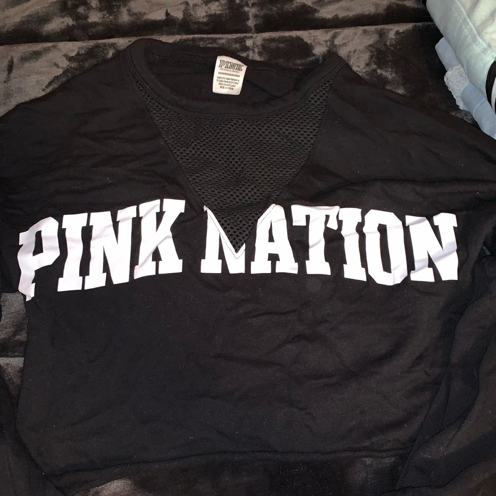 Cropped PINK long sleeve